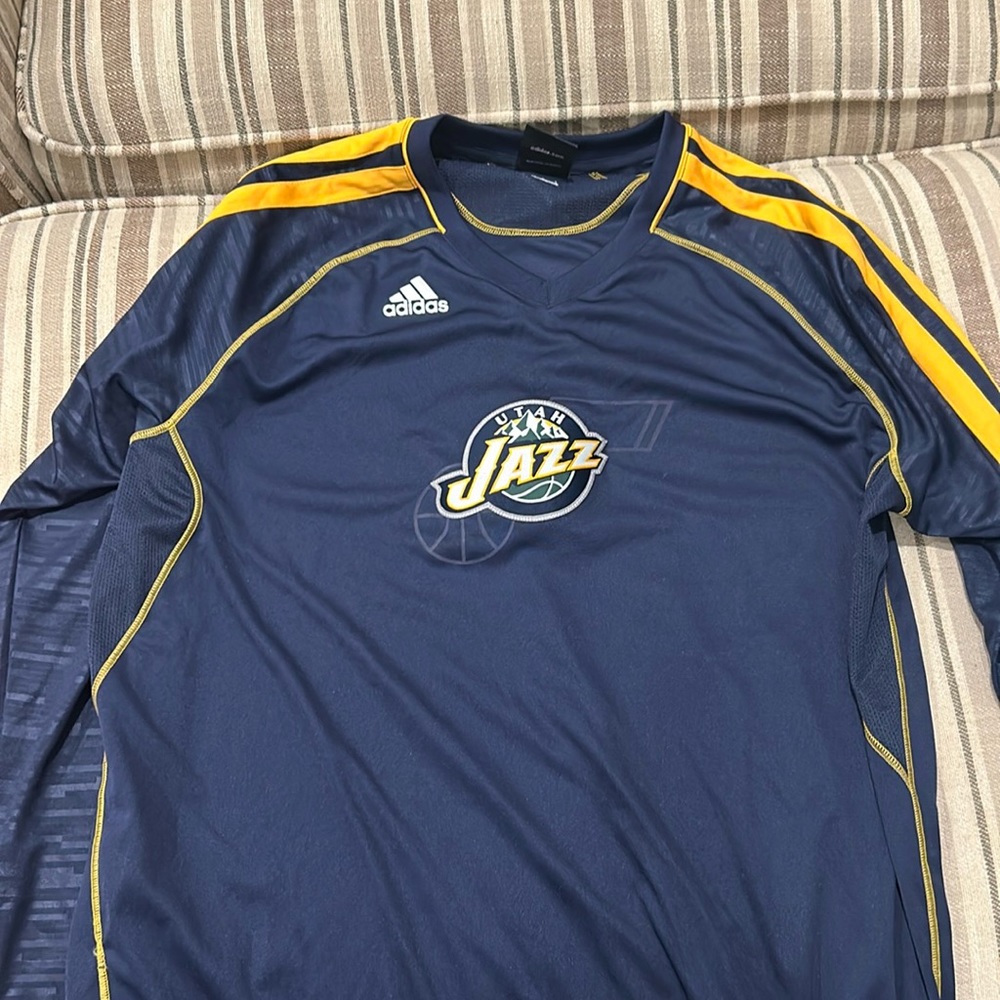 Authentic NBA licensed Adidas Utah Jazz Shooting Shirt
